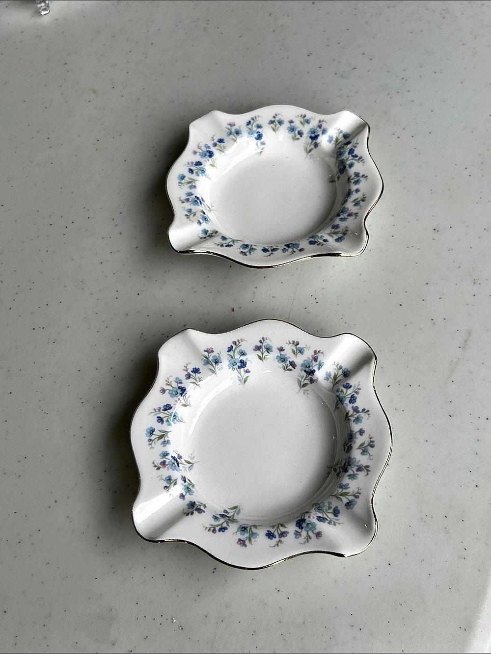 Vintage Royal Albert Memory Lane Ashtrays/ jewelry holder/ trinket holder- bundl